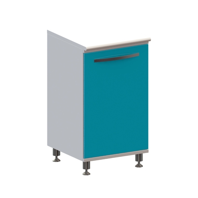 Т1 - тумба напольная на хромированных ножках серия Люкс, 2 полки | Виталия (Россия)