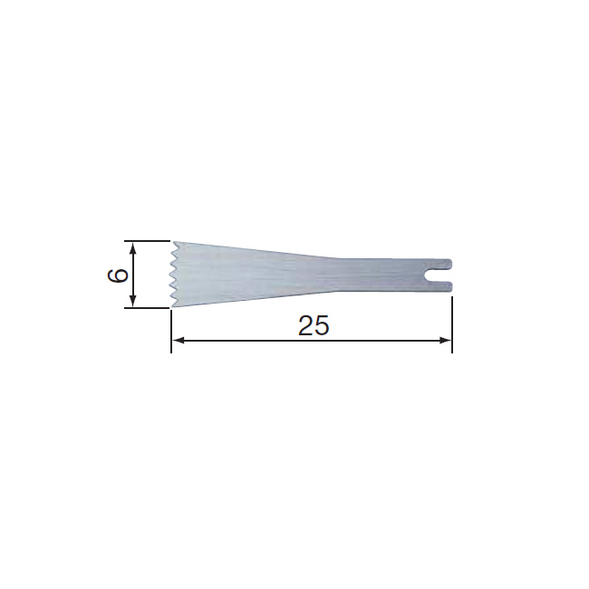 SGT-1 - микропилы для саггитальных движений, толщина лезвия 0,35 мм, ширина рабочей части 6 мм, 10 шт/уп | NSK Nakanishi (Япония)