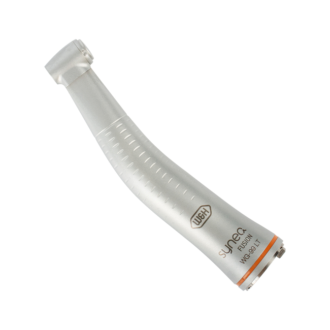 Synea Fusion WG-99 LT - повышающий угловой наконечник со светом и кнопочным зажимом бора, диаметр головки 10 мм, 1:5 | W&H DentalWerk (Австрия)