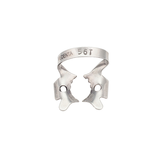 56Т - крепление для Раббер Дам Медента, для нижних моляров, с зубчатыми фестончатыми щечками | Medenta Instruments Co. (Пакистан)