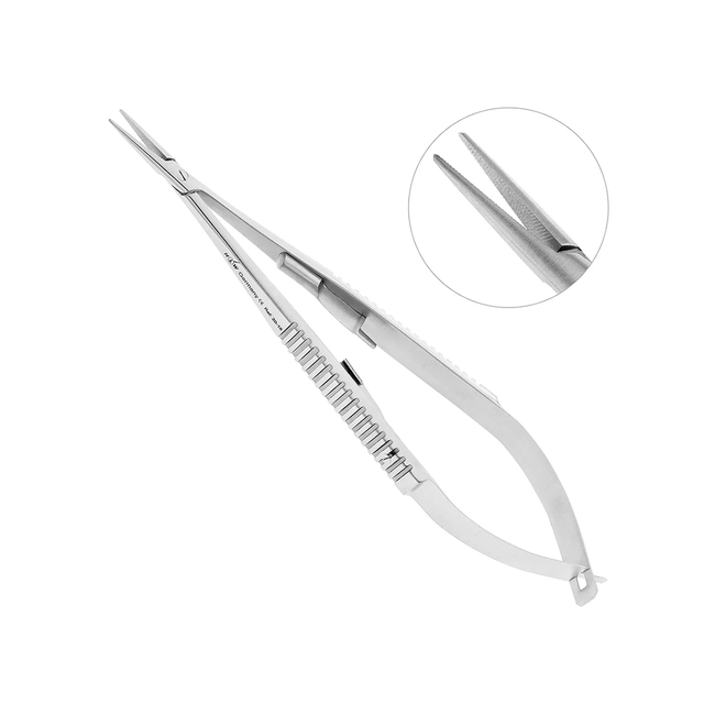 Иглодержатель хирургический Castroviejo, длина 140 мм | HLW Dental Instruments (Германия)